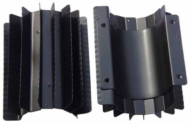 Radiator - wymiennik cieplny 120/250mm czarny po�ysk